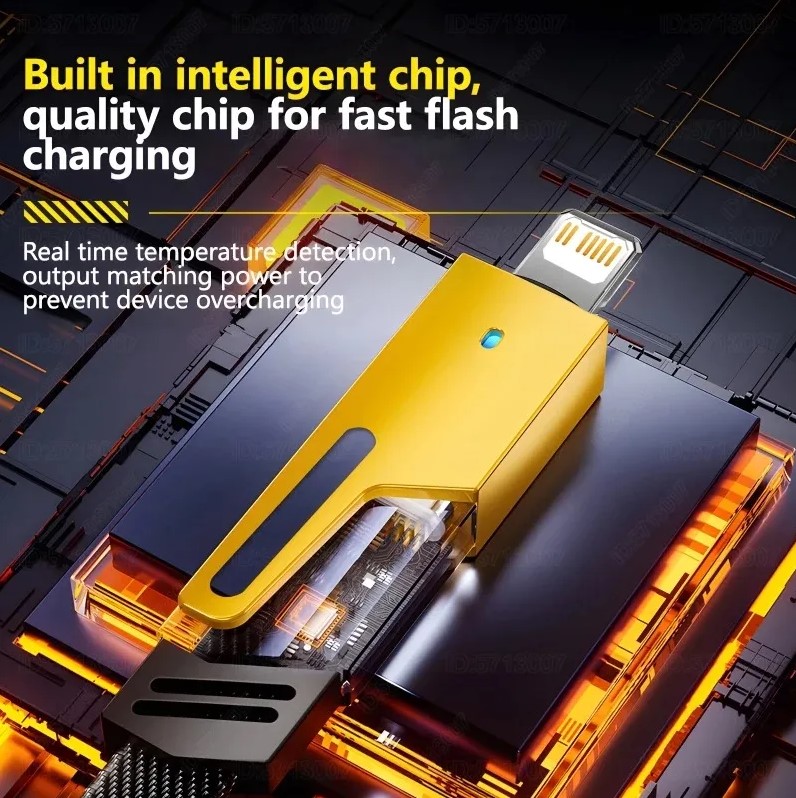 CASIFY CU05 65W 4 in 1 65W Fast Charging Cable 3