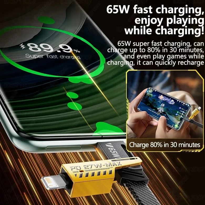 CASIFY CU05 65W 4 in 1 65W Fast Charging Cable 4