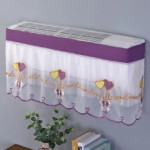 New Dustproof AC Cover (1 ton & 1.5 Ton & 2 Ton ) Decorative AC Protector Dust Cover Air Conditioner Dustproof Fabric Cover Beautiful Design